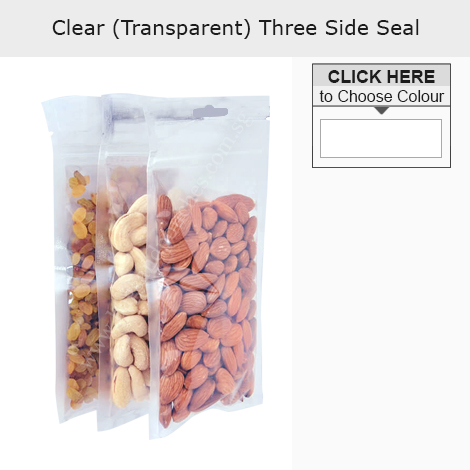 Clear (Transparent) Three Side Seal Clear (Transparent) Three Side Seal