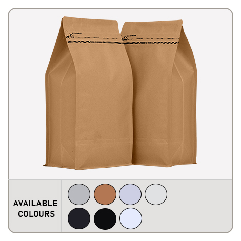 Flat Bottom Pouch With Tear Off Zipper Flat Bottom Pouch With Tear Off Zipper