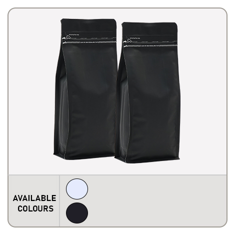 Recyclable Flat Bottom Pouch With Tear Off Zipper