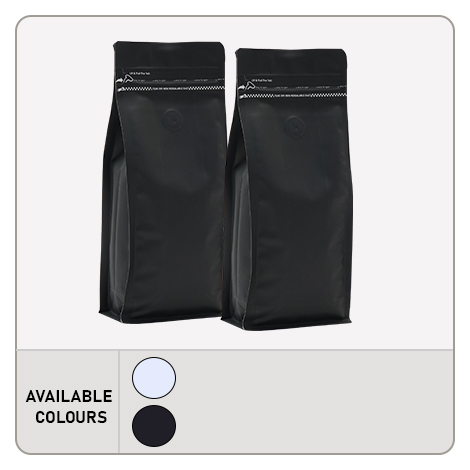 Recyclable Flat Bottom Pouch With Tear Off Zipper And Valve