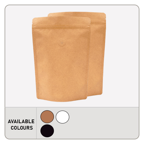 Recyclable Stand Up Pouches With Valve Regular Size