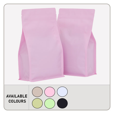 Recyclable Flat Bottom Pouch With Normal Zipper