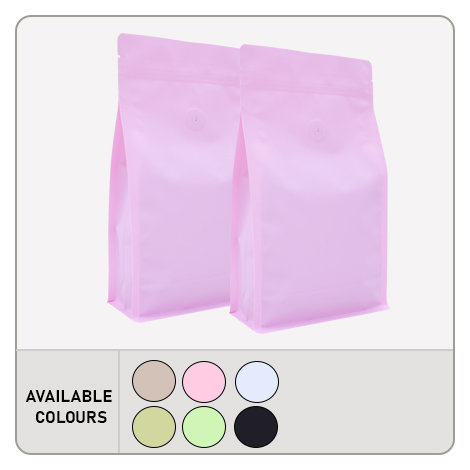 Recyclable Flat Bottom Pouch With Normal Zipper and Valve