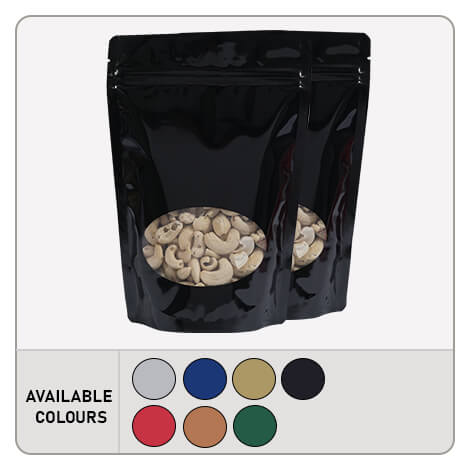 Oval Window Stand Up Pouches