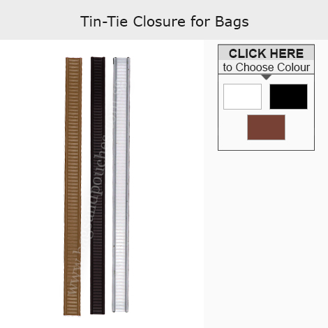 TIN TIE CLOSURE FOR BAGS TIN TIE CLOSURE FOR BAGS