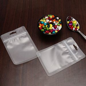 Three Side Seal Pouches With Zipper & Euro Slot