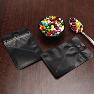 Three Side Seal Pouches With Zipper & Euro Slot