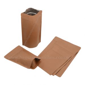 Kraft Paper Stand Up Pouches