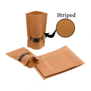 Stand Up Pouches With Rectangle Window