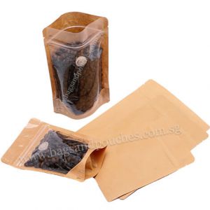 Stand Up Pouch with Zipper & Valve for Coffee Packaging