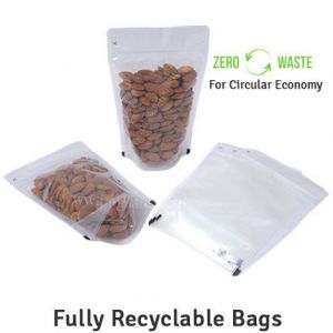 Recyclable Stand Up Pouches Regular Size