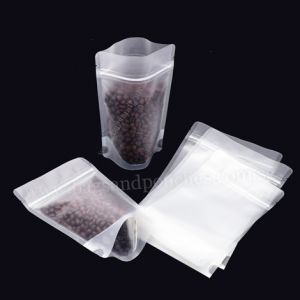 Both Side Transparent Stand Up Pouches with Zipper