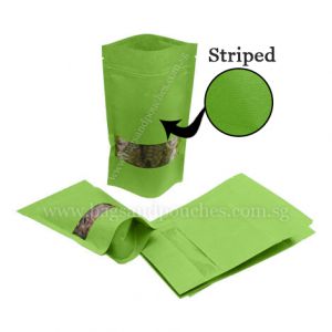 Stand Up Pouches With Rectangle Window