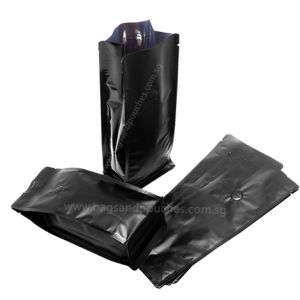 Flat Bottom Pouches No Zipper With Valve