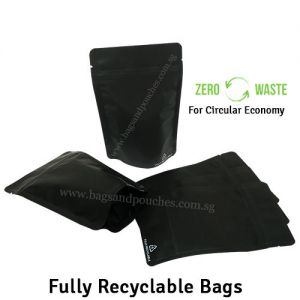 Recyclable Stand Up Pouches Regular Size