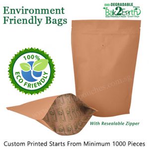 Eco-Friendly Stand Up Pouches With Valve