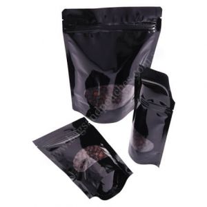 Stand Up Pouches With Oval Window