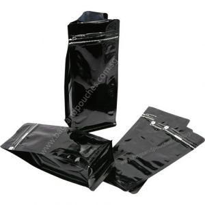 Flat Bottom Pouches Tear Off Zipper