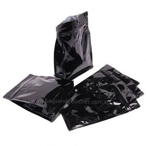 Flat Bottom Pouches With Normal Zipper & Valve