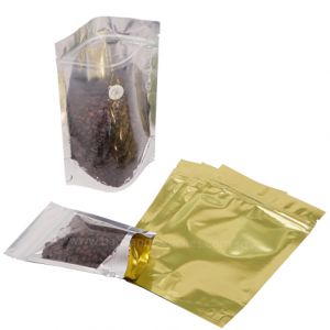 Stand Up Pouch with Zipper & Valve for Coffee Packaging