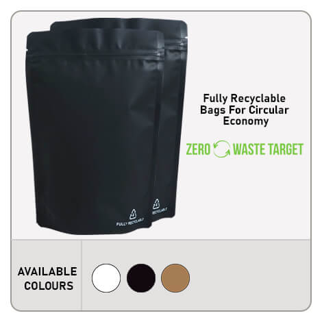 Recyclable Stand Up Pouches Regular Size