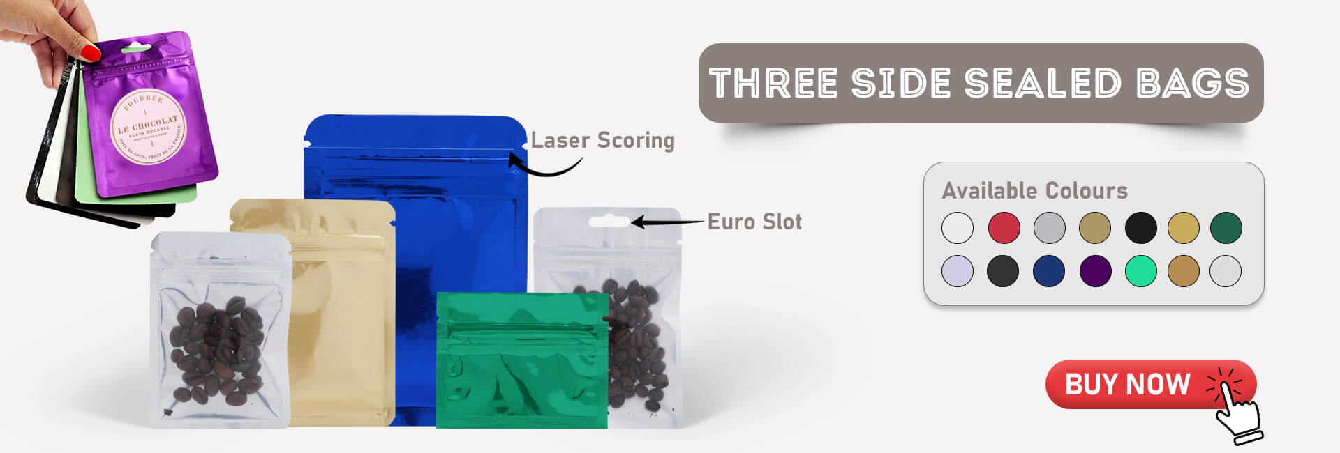Three Side Seal Bags